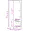 Marguez 36cm Sideboard-1825340285