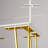 Acrylic Night Stand with Metal Legs Small Transparent Side Table Simple and Modern End Table
