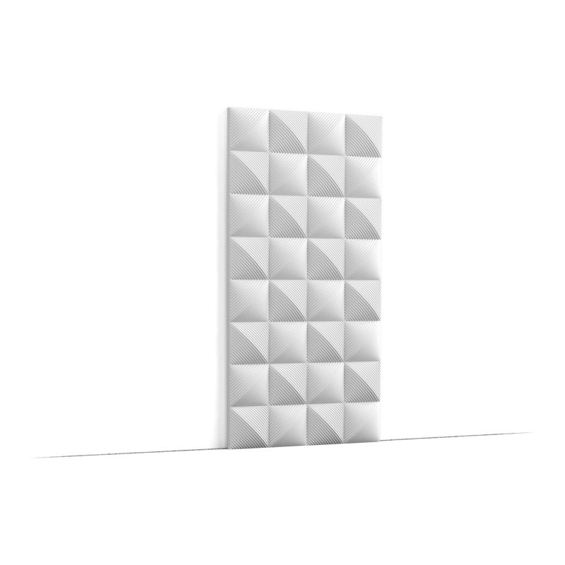 9.87" x 78.75" Wall Paneling in White