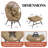 All-Weather Wicker Outdoor Indoor Patio Egg Lounge Chair with Ottoman (Set of 2)-1731663130