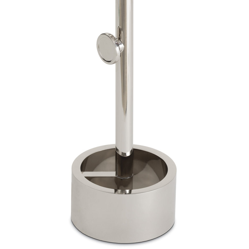 Myles Accent Table (Natural Brass), Polished Nickel