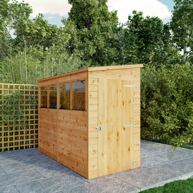 Mercia 8 X 4 Modular Shiplap Pent Shed