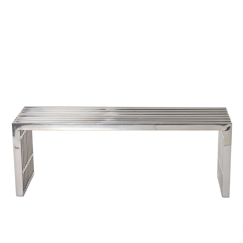 Bench, Brushed, 17" H x 48" W x 16" D