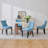 Linen Upholstered Solid Wood Dining Chairs (Set Of 2)-1677507611-1677507606