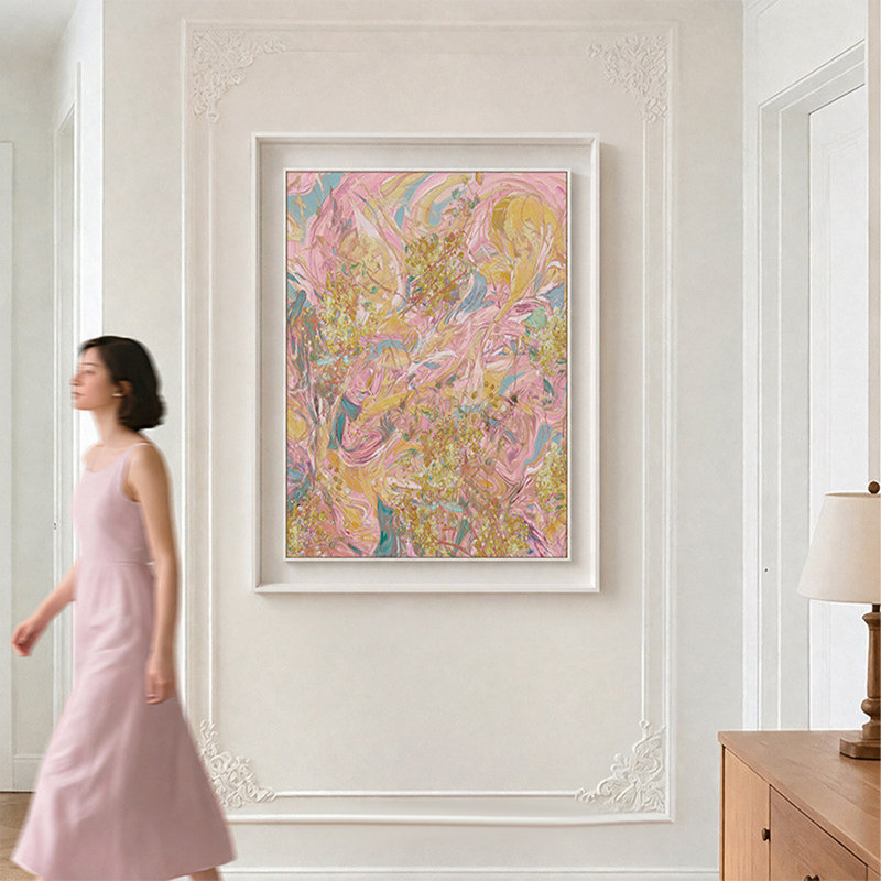 Art mural moderne Mid-Century Farbic pour le salon, H 31,5 po x l 23,62 po