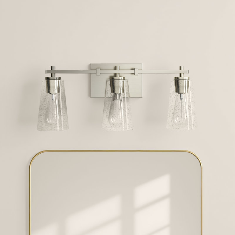 Noland 3 - Light Dimmable Vanity Light, Satin Nickel