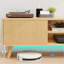 Fluted TV Stand With Storage For Living Room, Oak