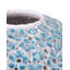 Daisy Blue Ceramic Table Vase-1177881151