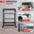 Pyle 15U Server Rack Network Cabinet - Open Frame Rack, Wall Mountable Heavy Duty Designs For Servers & AV Gear | Compatible With 19" Equipment Standard (Black)