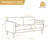 Carmelinda 62.6'' Corduroy Loveseat-2006458516
