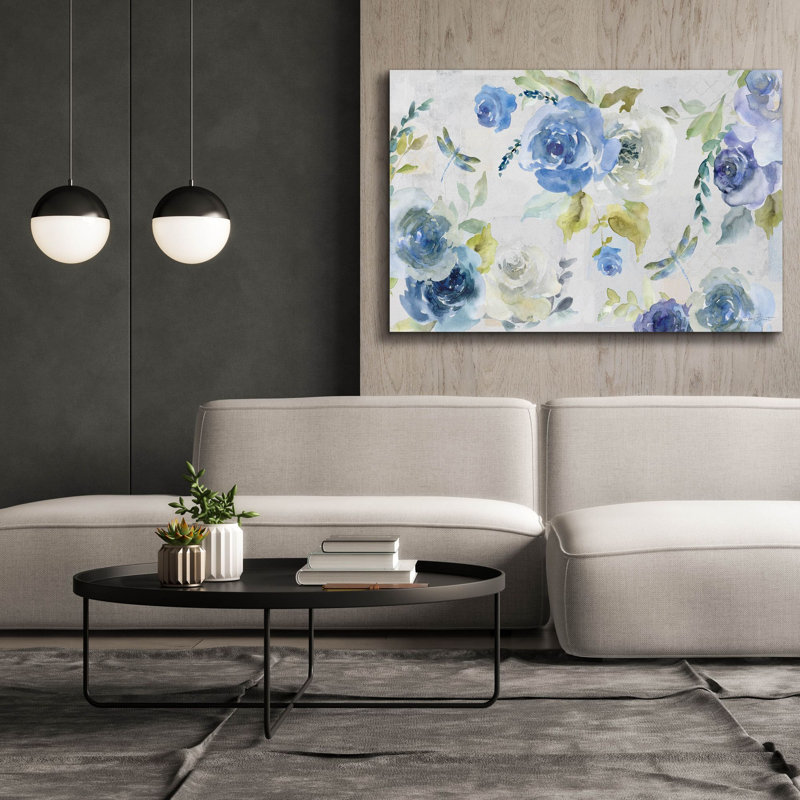 «June Textures C» par Jean Plout, art mural sur toile, 60 po x 40 po, 60"x40"
