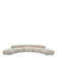 Grand Avenue Curved Ottoman
