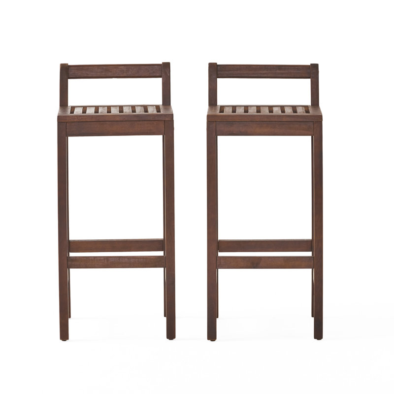Aloria Acacia Outdoor Stool