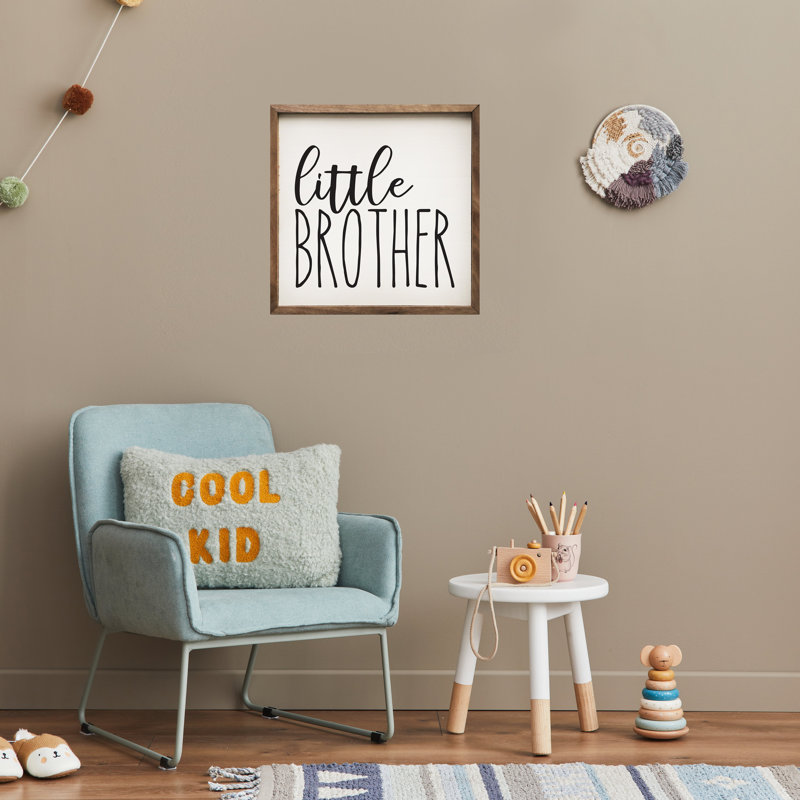 Little Brother White, 4" H x 4" W