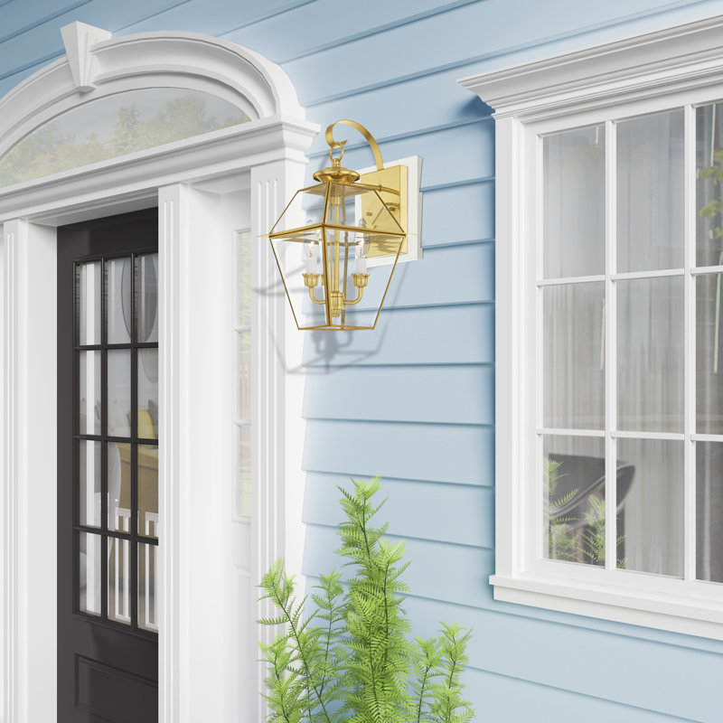 Boto Solid Brass Wall Light, Polished Brass