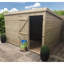 Karrissa 10 ft. W x 5 ft. D Solid Wood Garden Shed