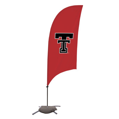 Texas Tech Red Raiders - 7.5' Feather Flag with Cross Base - NCAA Licensed