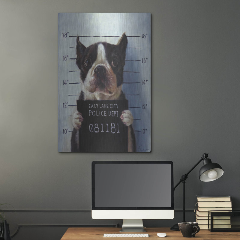 «Mug Shot» par Lucia Heffernan, H 36 po x l 24 po