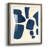 Blue Pieces I Framed On Paper Print-768405406