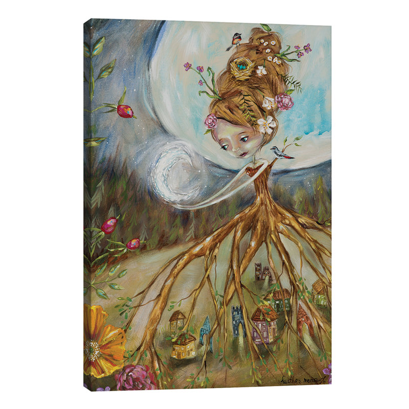Protector by Heather Renaux - Wrapped Canvas Painting, 66.04 cm H x 45.72 cm W x 1.91 cm D
