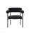2-Piece Boucle Armchairs - Black