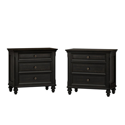 3-Piece Modern Solid Wood Bedroom Set