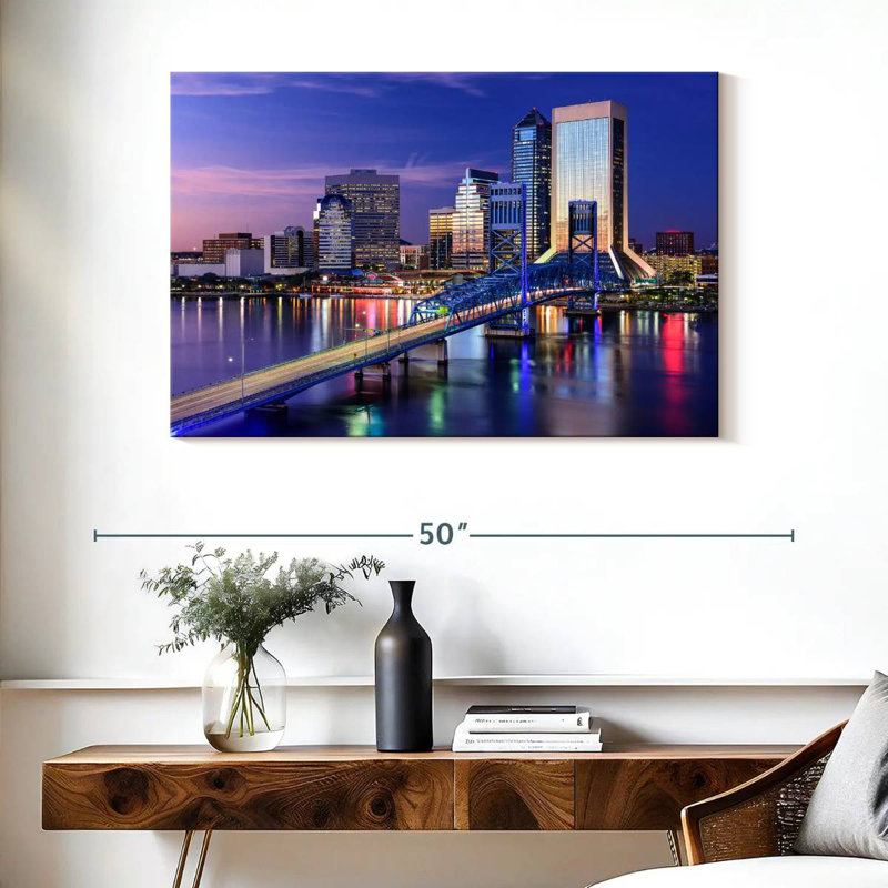 Paysage urbain Sirci Jacksonville, H 26 po x l 39 po
