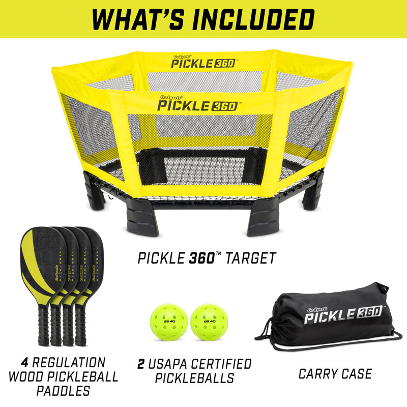 GoSports Pickle 360 Game Set - Pickleball Meets Roundnet