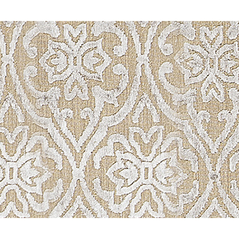 Jakat Ikat Area Rug in Brown, Rectangle 8' x 10'