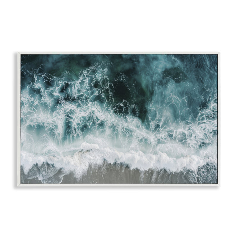 «Turbulent Hazy Waters», estampe numérique, design par Lazar Studio, H 16 po x l 24 po