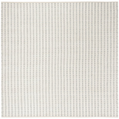 Tapis rayé en soie de bambou Russo