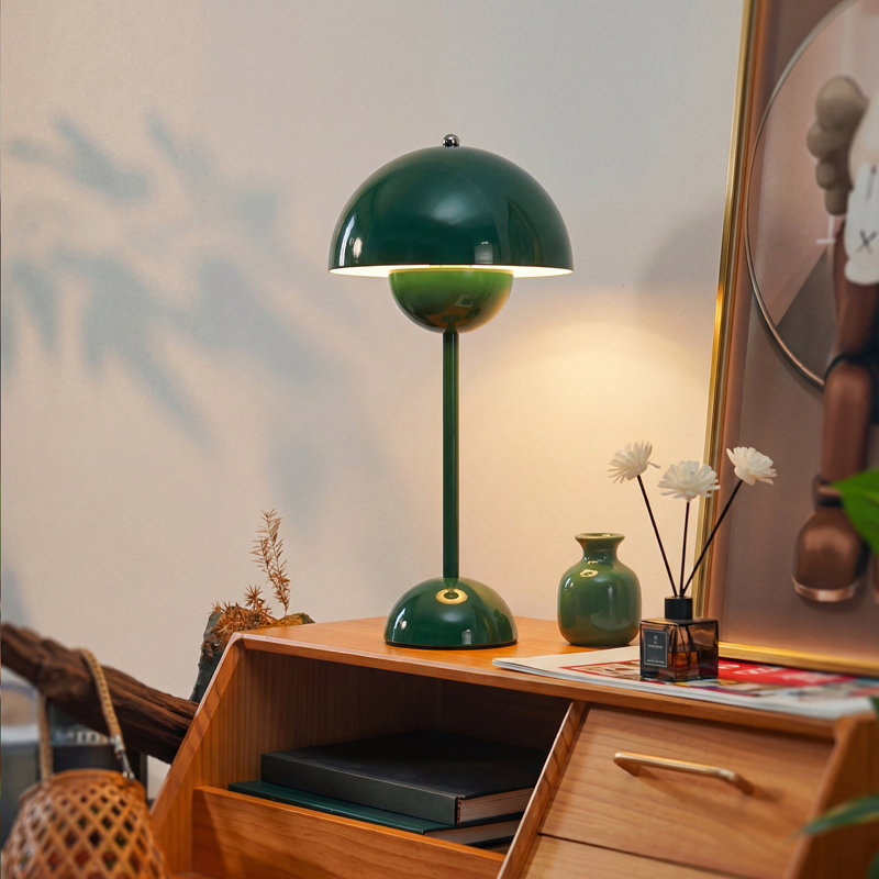 Lampe de table Brunilde, Vert foncé, Dark Green
