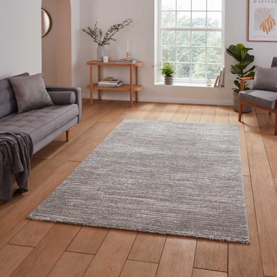 Atward area rug Machine Woven Rectangle Grey