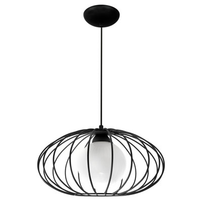 Kronos 1 - Light Black Geometric Pendant