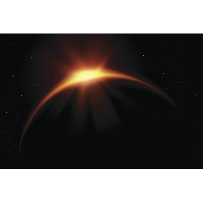 Rising Sun - Wrapped Canvas Print