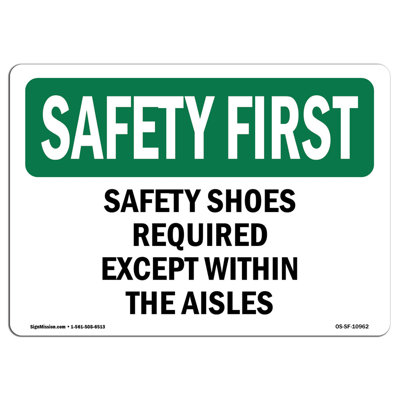 Safety First Sign