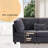 126'' Upholstered Corduroy Modular Sofa-691142553