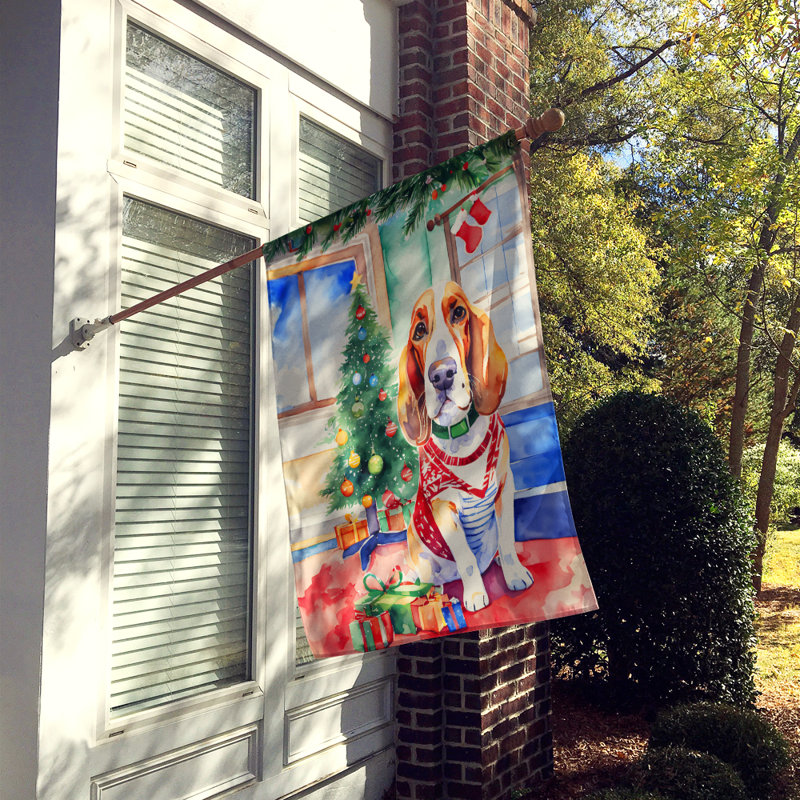 Double Sided Polyester Christmas, 40'' H x 28'' W