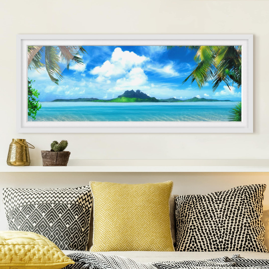 Picture With Frame - Dream Vacation - Panorama Landscape - B