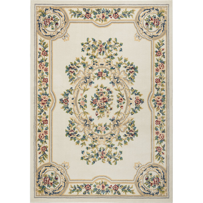 Weccacoe Oriental Indoor Rug, Rectangle 5'3" x 7'3"