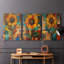 Floral Study Series CLXIV - Ensemble de toiles tendues avec châssis Premium - Prêt à être accroché-876143747