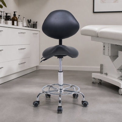 Tabouret pivotant selle