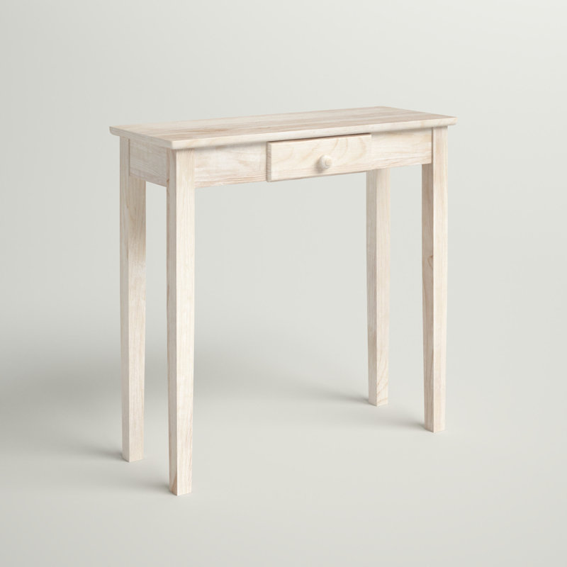 Delmotte 30'' Solid Wood Console Table