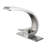Modern Single Handle Single Hole Bathroom Sink Faucet in White/Polished And Lead-Free Solid Brass-92417762-98364425