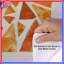 Housses de couette orange à formes triangulaires-123993020