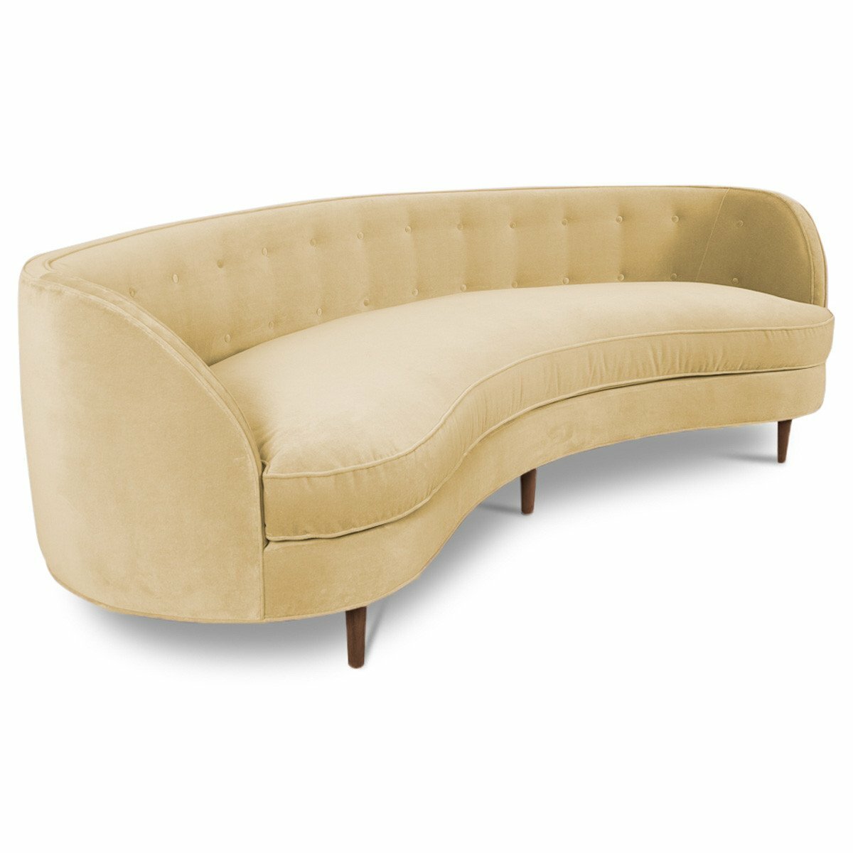 Naples Sofa - Modern Italian Style Velvet Sofa - ModShop