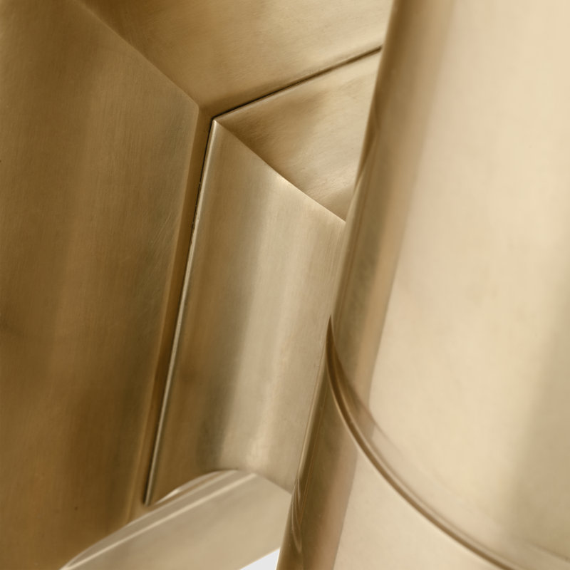 Provo 2 - Light LED Outdoor Armed Sconce, 20" H x 4.5" W x 5.75" D, Gold, Antique Burnished Brass