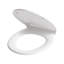 Toilet Seat PAPURI Soft Close Duroplast White-2007208979