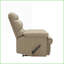 Fauteuils inclinables, fauteuil inclinable confortable contemporain à économie d'espace de Grenade | Kaki | Microfibre de polyester