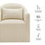 Fauteuil d'appoint à rayures grises Gabbard
